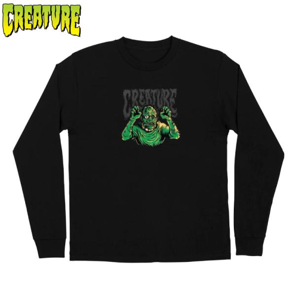 CREATURE クリーチャー ロンT 長袖Tシャツ ホラー ゾンビ