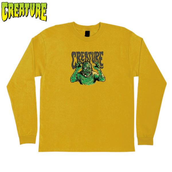 CREATURE クリーチャー ロンT 長袖Tシャツ ホラー ゾンビ