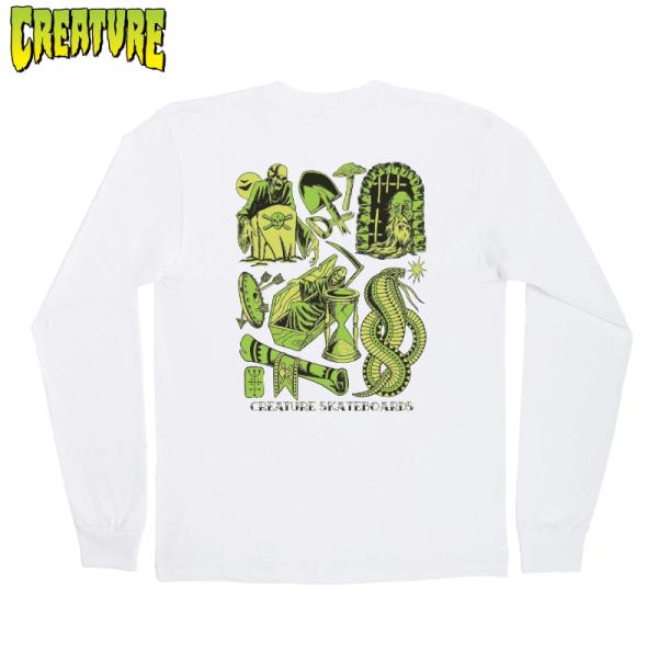 CREATURE クリーチャー ロンT 長袖Tシャツ Tom Satton アートワーク USモデル