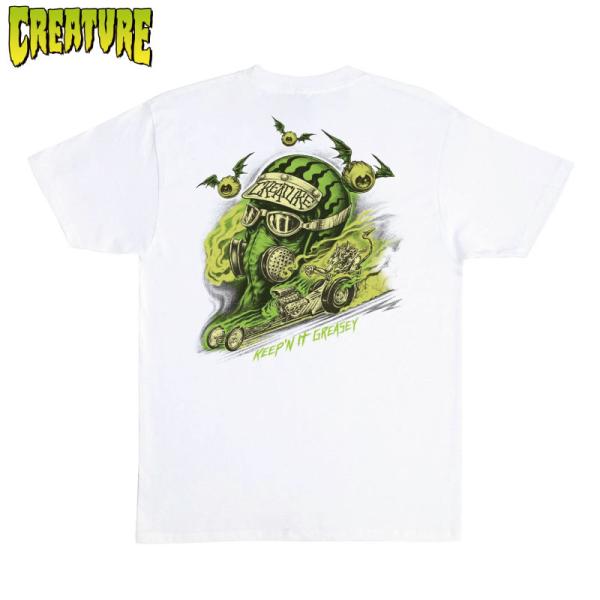 CREATURE クリーチャー Tシャツ モンスター ローブローアート プリント グラフィック US...