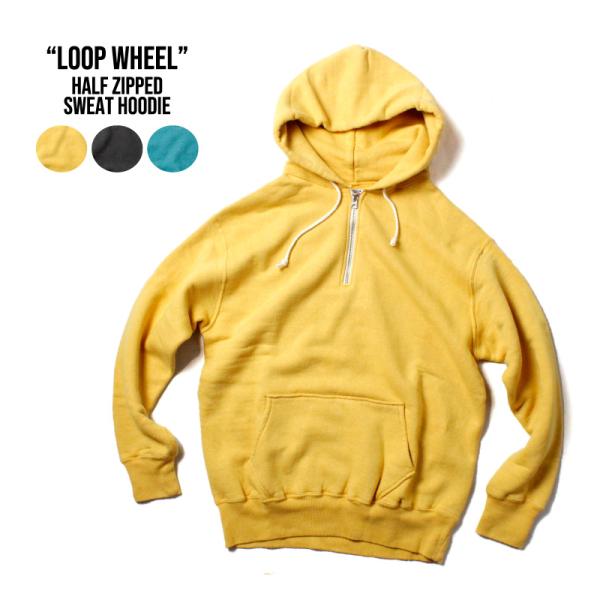 ダブルワークス ハーフジップパーカー 無地 吊り編みスウェット 日本製