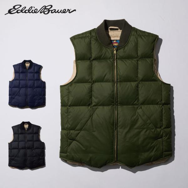 Eddie Bauer エディーバウアー CANADIAN VEST カナディアンベスト ダウンベス...