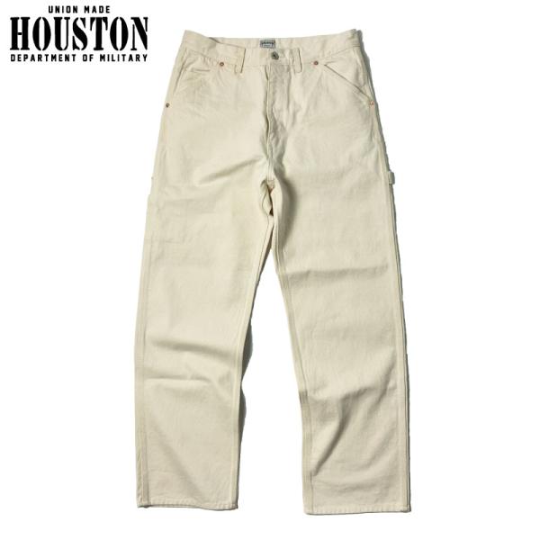 HOUSTON ヒューストン ペインターパンツ セルビッジデニム 14oz 日本製 ナチュラル 生成...