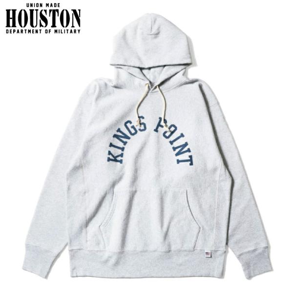 HOUSTON ヒューストン KINGS POINT プリント ミリタリースウェット パーカー ヘビ...