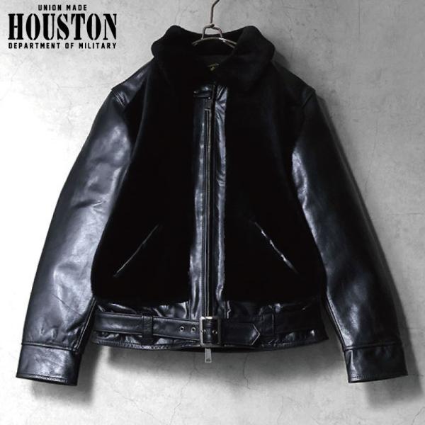 HOUSTON ヒューストン 熊ジャン グリズリージャケット 革ジャン