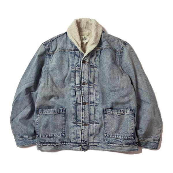 Levi's リーバイス ショールカラーデニムジャケット ジージャン ケミカルウォッシュ ヴィンテー...