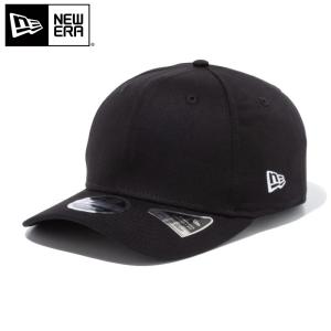 NEWERA ニューエラ キャップ ベーシック 無地 9FIFTY Stretch ストレッチスナップバック 黒 ブラック｜chiki-2