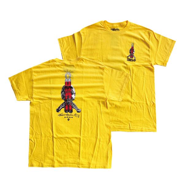 POWELL PERALTA パウエルペラルタ Tシャツ ブルース・リー スカル ヌンチャク プリン...