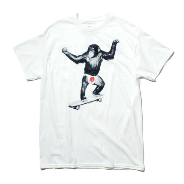 POWELL PERALTA パウエルペラルタ Tシャツ SKATE CHIMP チンパンジー