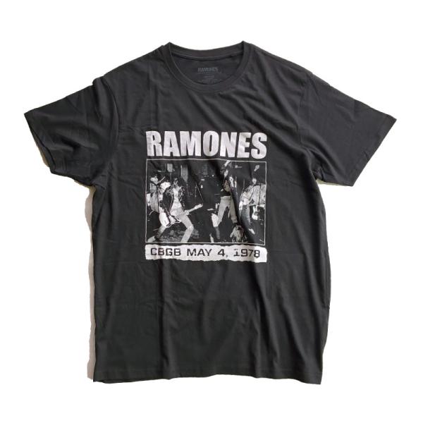 RAMONES ラモーンズ Tシャツ CBGB 1978 黒 ブラック ROCK OFF ロックオフ...