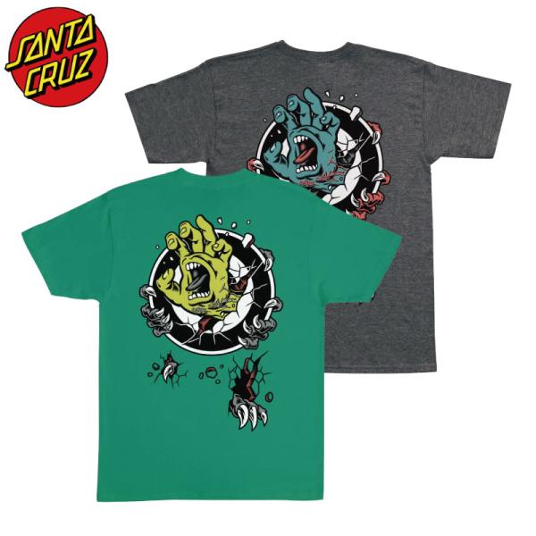 SANTACRUZ サンタクルーズ Tシャツ ROSKOPP ロスコップ スクリーミングハンド グラ...