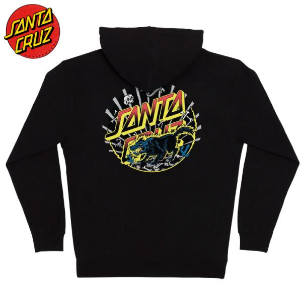 SANTACRUZ サンタクルーズ ジップパーカー スウェット 10oz 裏起毛 KENDALL W...