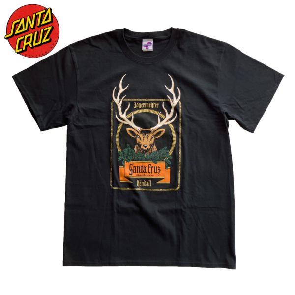 SANTACRUZ サンタクルーズ Tシャツ JGERMEISTER KENDALL DEER グラ...