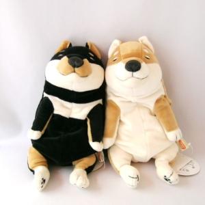 ウェルカムドッグ 柴犬 ぬいぐるみ もちいぬ 黒柴＆赤柴 Ｍサイズ