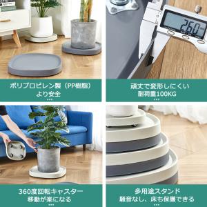 植木鉢 トレー キャスター付き 35cm 受け...の詳細画像1