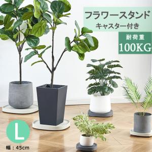 植木鉢 トレー キャスター付き 45cm 受け皿 台車 耐荷重100KG トレー プレート 観葉植物 移動 日光浴 鉢植え プランタースタンド 鉢皿 プランタースタンド 爆買