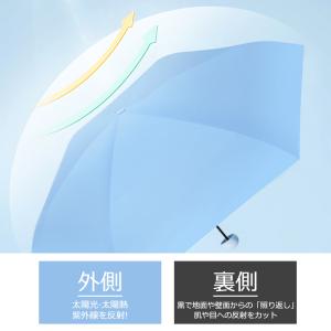 日傘 完全遮光 折りたたみ 晴雨兼用 傘 軽量...の詳細画像5