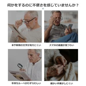 拡大ルーペ ライト付き 拡大鏡 ルーペ スタン...の詳細画像1