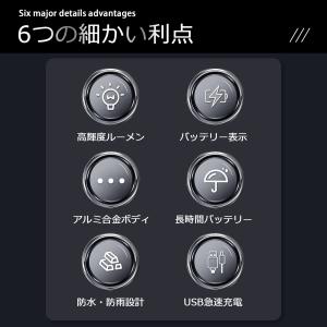 自転車ライト LED ライト 6600mAh ...の詳細画像1