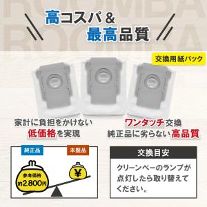 ルンバ クリーンベース用 紙パック 3個セット...の詳細画像1