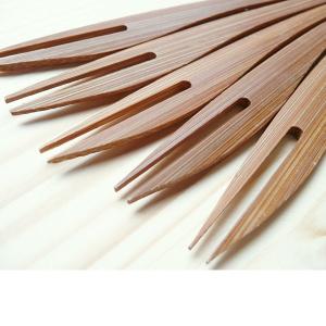 竹製 利休フォーク 12cm 5本セット 国産...の詳細画像5