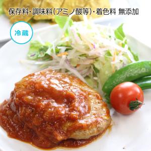 【公式】知久屋 ハンバーグトマトソース 冷蔵 | ちくや 手作り 無添加 健康 惣菜 おかず 弁当 お取り寄せ グルメ 洋食 真空パック ギフト プレゼント 父の日｜chikuya-souzai