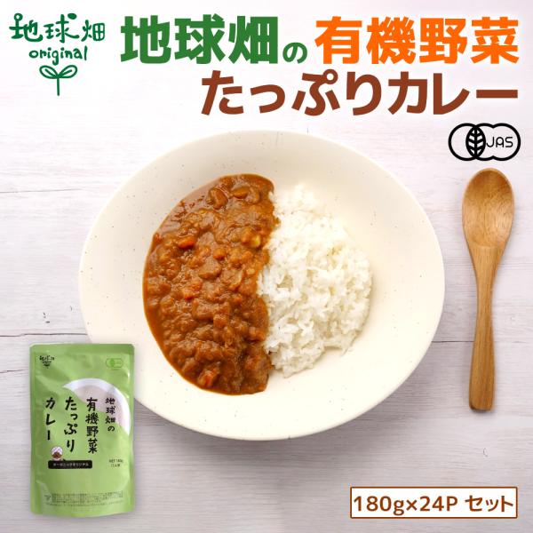 カレー レトルト オーガニック 無添加 180g×24p 有機JAS 国産 子供 子ども 時短 グル...