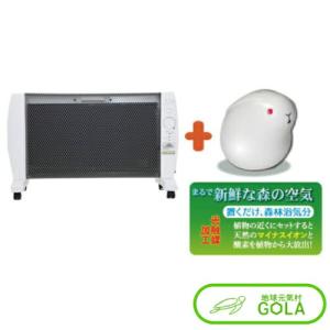 マイカ M1000 ホワイト 暖房器具 暖房 遠赤外線 輻射熱 遠赤外線パネルヒーター
