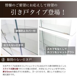 コレクションラック DIO ディオ 引き戸 本...の詳細画像5