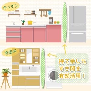 隙間収納ラック 幅15cm オープンタイプ ロシュの詳細画像2