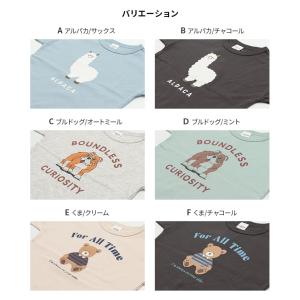 ネコポス送料無料 キッズ 長袖 Tシャツ ロン...の詳細画像3