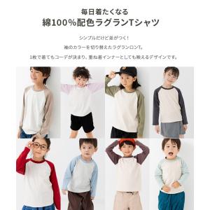 ゆうパケ送料無料 キッズ 長袖 Tシャツ ロン...の詳細画像1