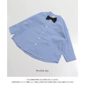キッズ 子供服 フォーマル シャツ リボン付き...の詳細画像3
