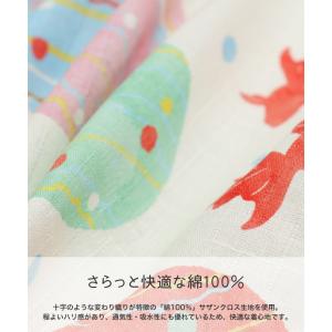 ネコポス送料無料 キッズ フリル 甚平 セット...の詳細画像3