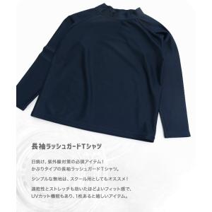 ネコポス送料無料 ラッシュガード キッズ 長袖...の詳細画像1