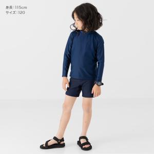 ネコポス送料無料 ラッシュガード キッズ 長袖...の詳細画像4