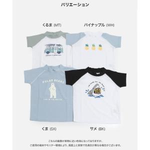 ネコポス送料無料 ラッシュガード 半袖 Tシャ...の詳細画像2
