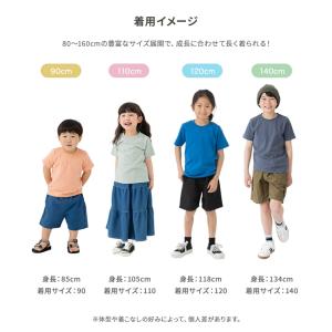 ネコポス送料無料 Tシャツ キッズ 半袖 無地...の詳細画像2