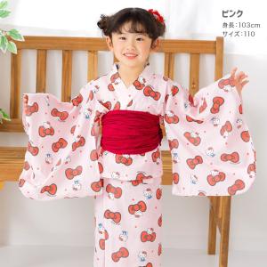 ハローキティ キッズ 浴衣セット 3点セット ...の詳細画像4