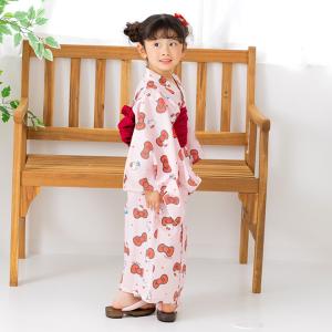 ハローキティ キッズ 浴衣セット 3点セット ...の詳細画像5
