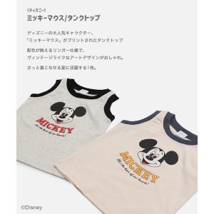 ミッキーマウス キッズ 半袖 タンクトップ ノ...の詳細画像1
