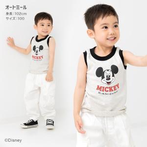 ミッキーマウス キッズ 半袖 タンクトップ ノ...の詳細画像4