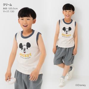 ミッキーマウス キッズ 半袖 タンクトップ ノ...の詳細画像5