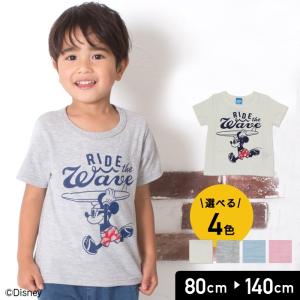 ミッキーマウス ベビー服 子供服 キッズ 半袖 Tシャツ カ...