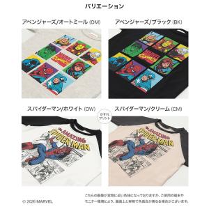 キッズ マーベル 長袖 ロンT Tシャツ ベビ...の詳細画像2