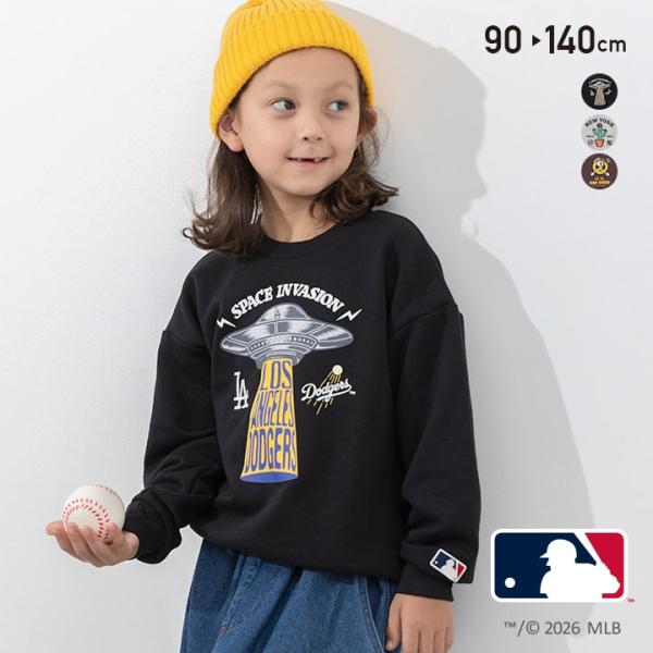 MLB トレーナー キッズ 子供服 スウェット 子供服 男の子 ロゴ ドジャース ヤンキース パドレ...