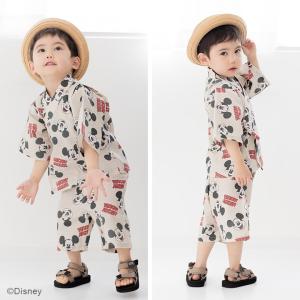 ミッキーマウス キッズ 甚平セット ベビー服 ...の詳細画像5