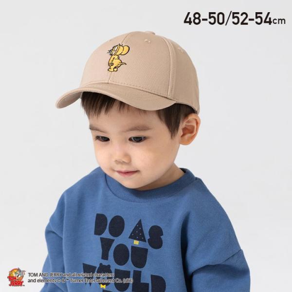 トムとジェリー 帽子 キャップ ベビー 子供用 キッズ つば付 刺繍 男の子 女の子 トムジェリ T...