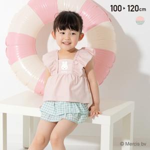 ミッフィー 水着 キッズ 子供用 女の子 水遊び プール セパレート セットアップ 2点セット フレア フリル Miffy 夏 100 110 120cm｜chil2
