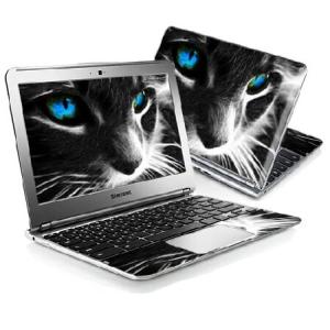 MightySkins Skin Compatible with Samsung Chromebook 11.6" Screen XE303C12 Notebook wrap Sticker Skins Cat並行輸入｜chillaxmood18